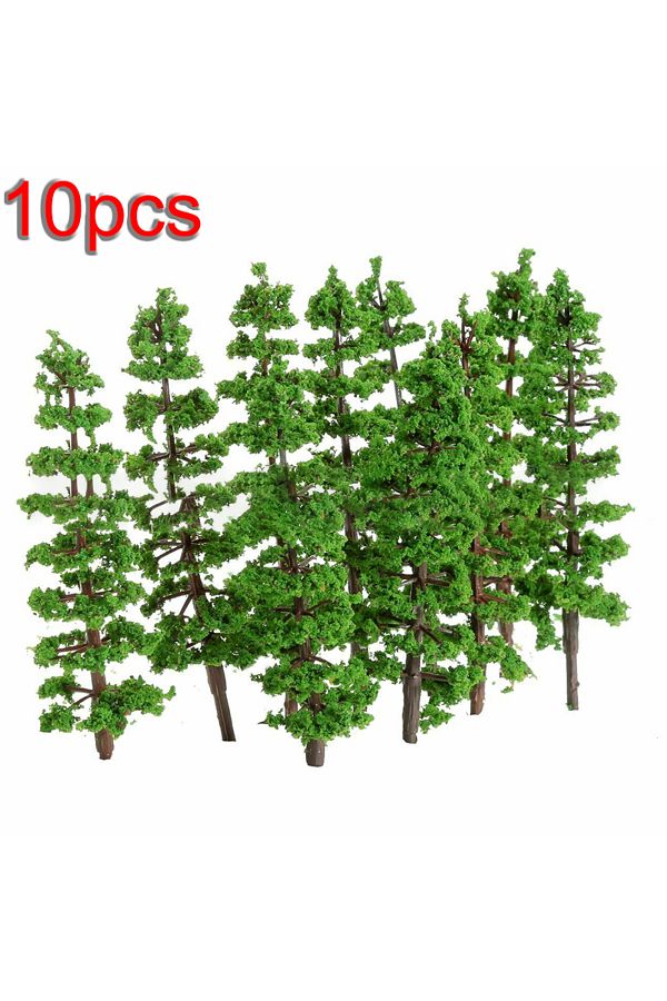 Choice-Model Trees Create An Ideal Train Railway Scenic Layout With 10 Pack Pine Trees Model High Simula... 1