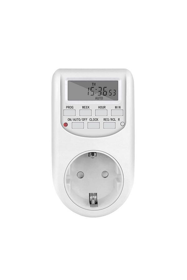 Choice-Eu Eu Plug Timer Switch Digital Power Socket Energy Saving Adjustable Kitchen Timer Outlet Week Hour 1