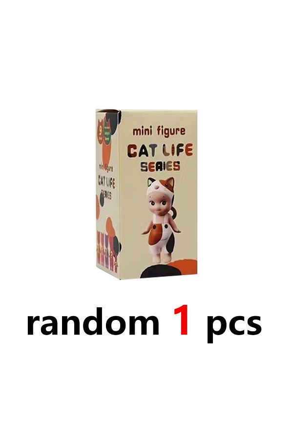 Choice-Random 1 Pcs Cat Cats Life Action Figures Toys Ornaments Dolls For Fans Children Christmas Gifts 1pc 1