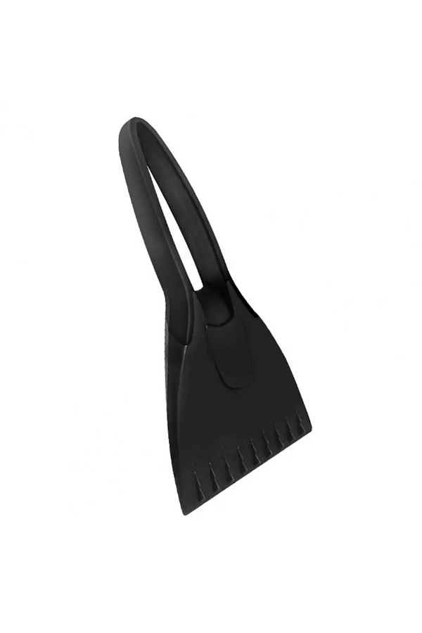Choice-Black Portable Sturdy Snow Removal Ice Scraper Easy To Carry Defrosting Scraper Labor-saving For 1