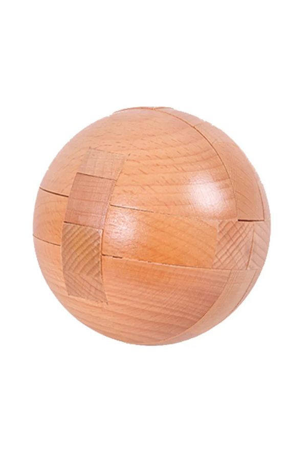 feooe-Ball Ball Iq Brain Teaser Kong Ming Lock Lu Ban Lock 3d Wooden Interlocking Burr Puzzles Game Toy Fo 1