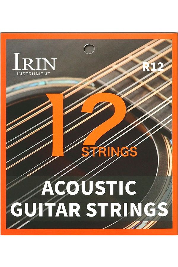 IRIN-R12 R12 12-string Folk Guitar Strings In Phosphor Bronze With Pu Coating Acoustic Guitar String 1
