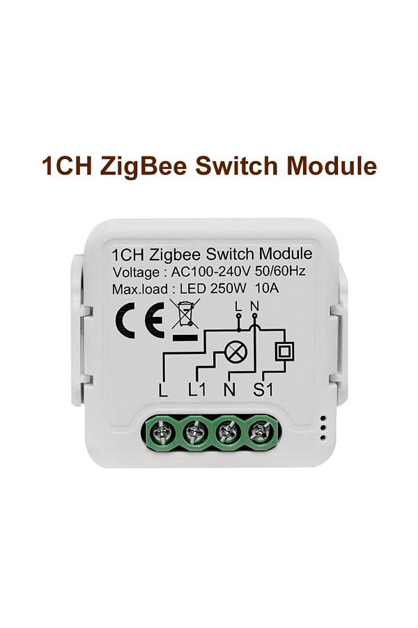 Choice-Jr-zds02 Girier Tuya Zigbee 3.0 Switch Module 10a Smart Home Diy Breaker 1 2 3 4 Gang Supports 2 Way 1