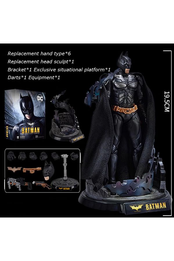 Choice-Dc2001 Fondjoy Genuine Model Dc Batman Deluxe Edition Package 1/9 Scale Action Figure Action Model C 1