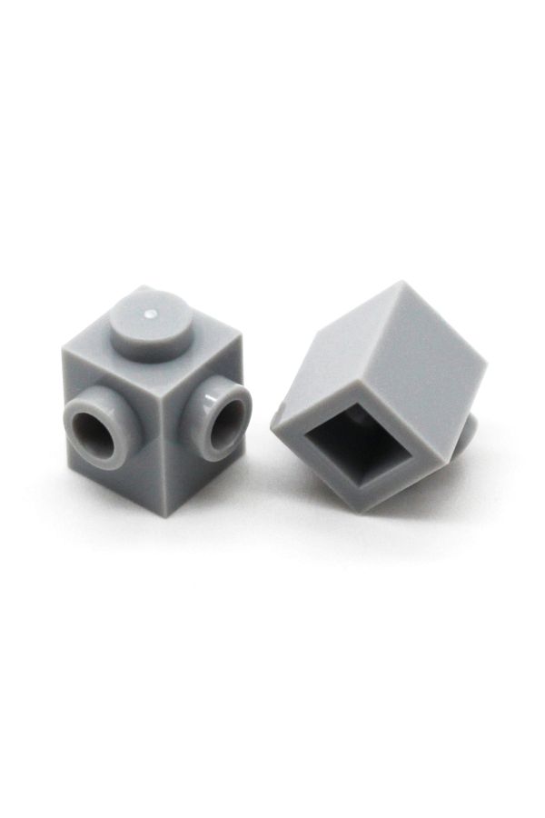 Choice-Light Grey 30pcs 30pcs Moc 26604 Brick Modified 1x1 With Studs On 2 Sides Adjacent Building Blocks S 1