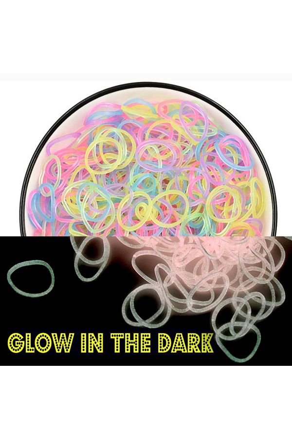 Choice-6 Nice! 600 Pcs Loom Rubber Bands Bracelet For Kids Or Hair Rainbow Rubber Loom Bands Make Woven Br. 1