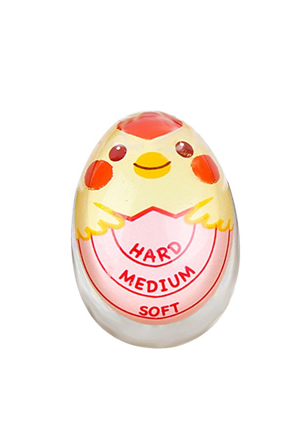 Choice-Chick-pink Kitchen Hard Boiled Egg Timer Egg Perfect Color Changing Timer Soft Hard Egg Boiler Timer 1