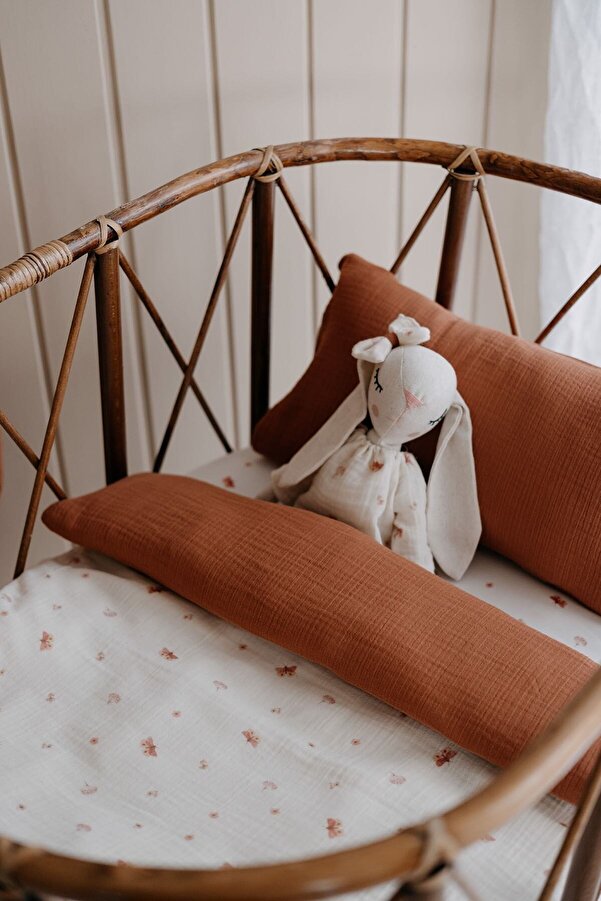 TBA COLLECTION Park Yatak Müslin Nevresim Takımı (80X110) | Boho Butterfly