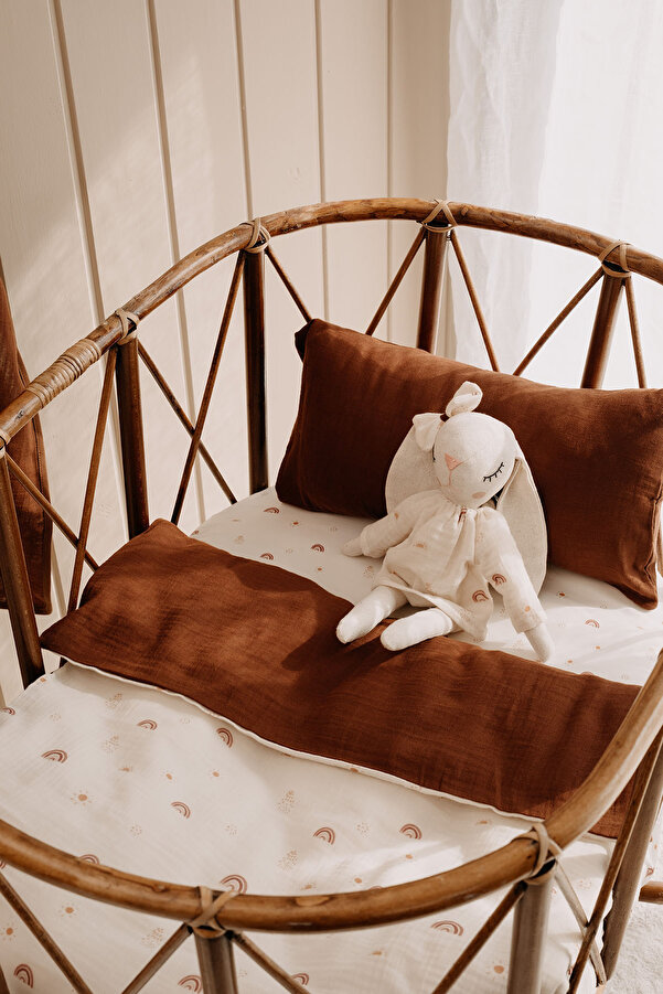 TBA COLLECTION Anne Yanı Müslin Nevresim Takımı | Boho Rainbow