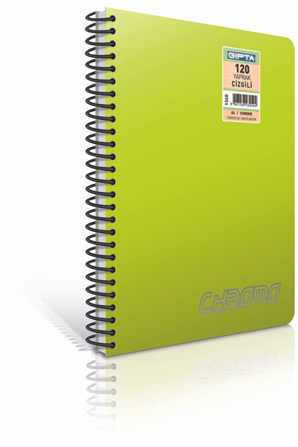 Gıpta-Chromo A4 160 Yp - Lined Spiral Notebook Pp Coverage 1