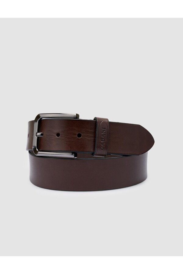 Cabani-100% Genuine Leather Brown Men's Classic Belt 1