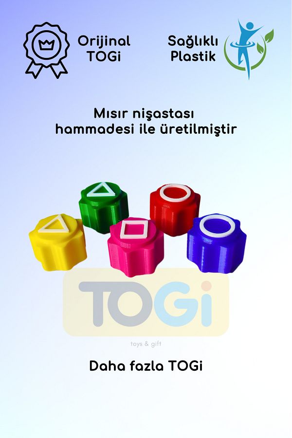 TOGi Toys-Squid Game 2 - Set of 5 Colored Stones (No Box), Squid Game Pentacle and Gonggi 1