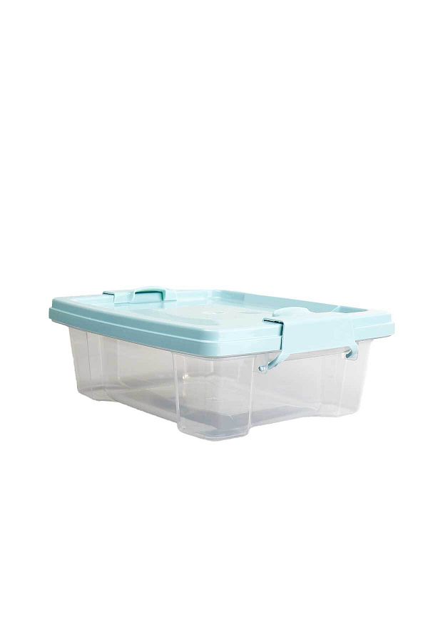 QUTU-Q-Lear Box 1.5 L Ziplock Storage Box-Yellow 1