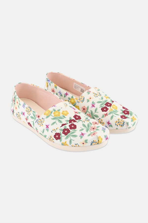 Toms-حذاء نسائي سهل الارتداء، أبيض عاجي 1