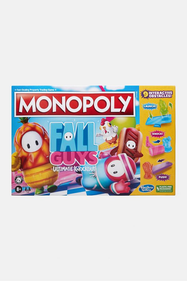 Monopoly-Fall Guys Ultimate Knockout Edition Board Game, Turquoise Combo 1
