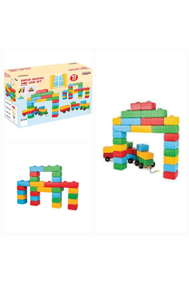 PİLSAN Tuğla Blok Ve Araba Seti