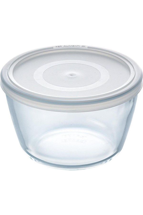 Pyrex-154p001/7044 Round Storage Container with Lid 1.1l 1