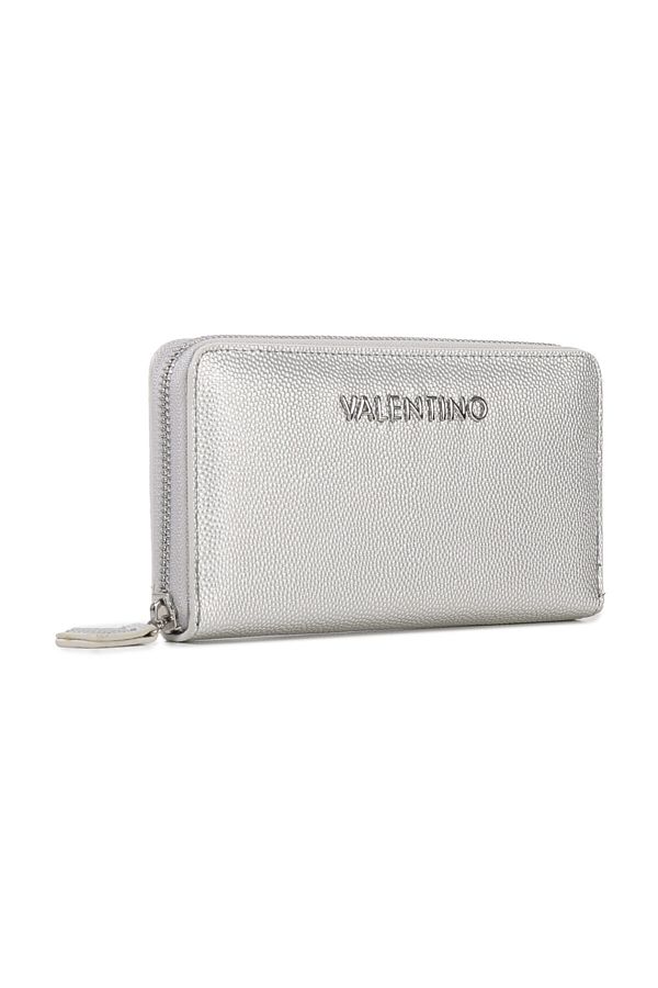 Valentino-DIVINA ZIP ROUND WALLET ARGENTO VPS1R4155G 1