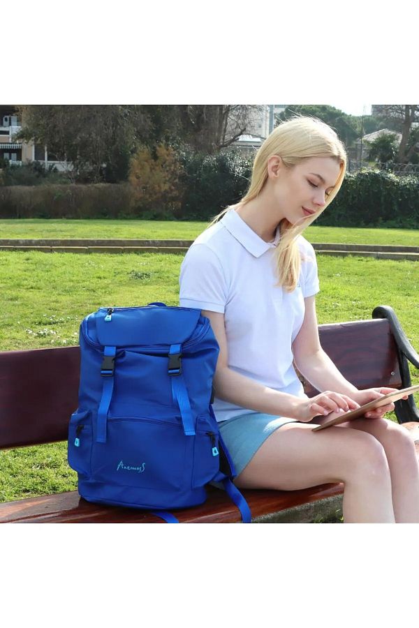ANEMOSS-Batoh na notebook tmavomodrý 1