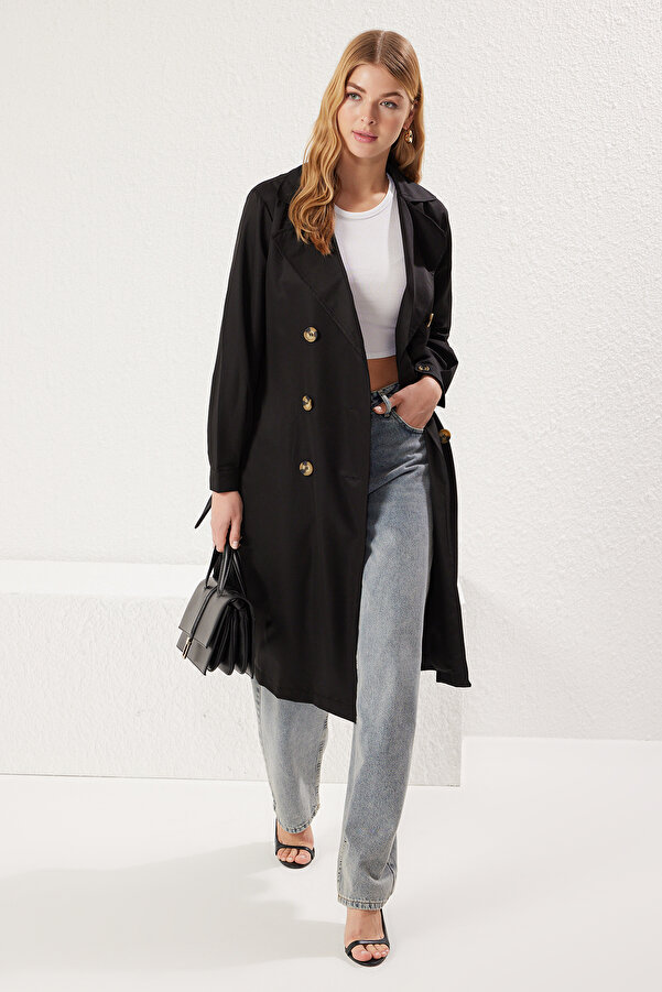 Jacke Zara Wasserabweisender Trenchcoat Zara Womens Short Trench