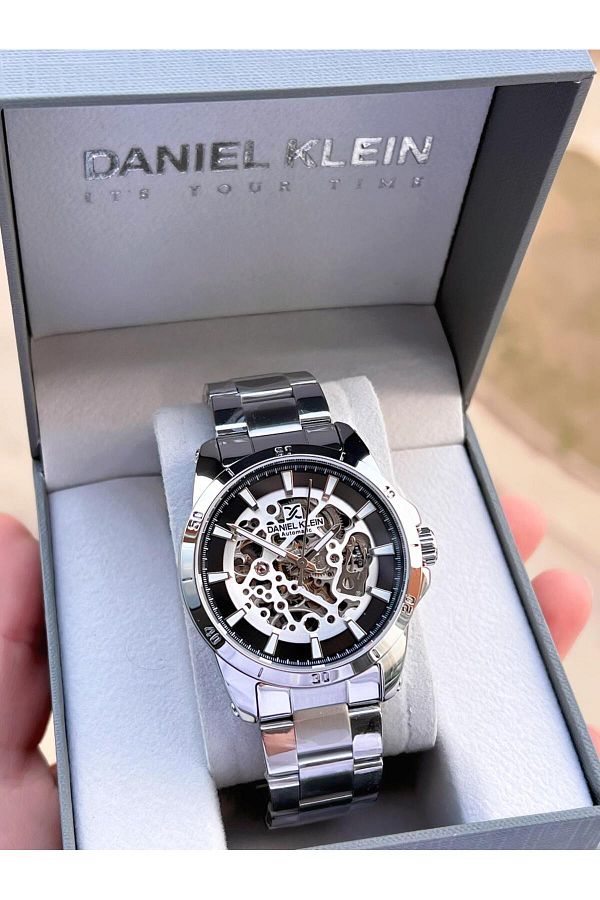 Daniel Klein-30 Mt Waterproof Men's Wrist Watch with Automatic and Manual Winding Feature Fdk.10783.F2 1