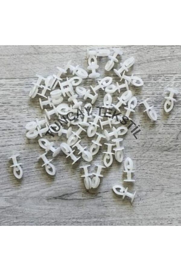 TUNCAY TEKSTİL-50 Pieces of Interlocking and High Quality Curtain Buttons and Cornice Rings 1
