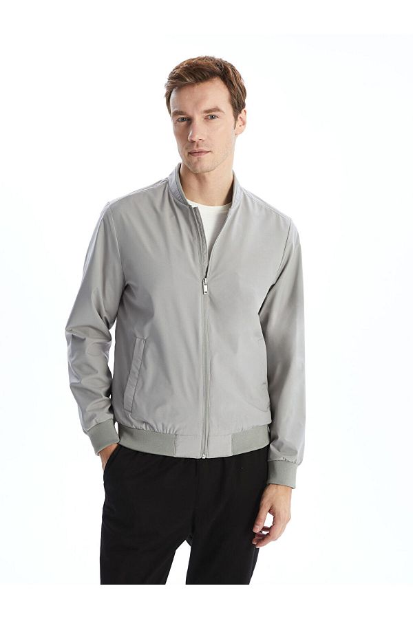 LC Waikiki-Ανδρικό παλτό LCWAIKIKI Classic Standard Mold College Collar 1