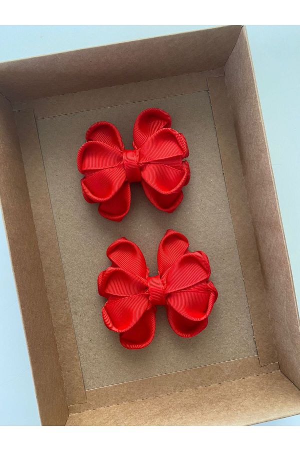 Stil Tasarım Toka-Set of 2 with Red Buckle Ribbon 1