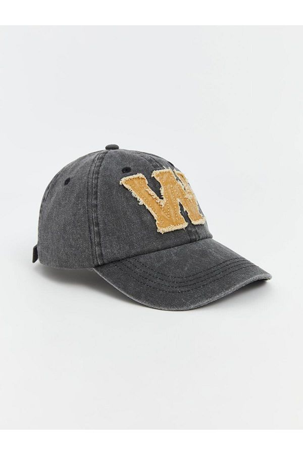 LC Waikiki-LCW ACCESSORIES Text Embroidered Men's Cap Hat 1