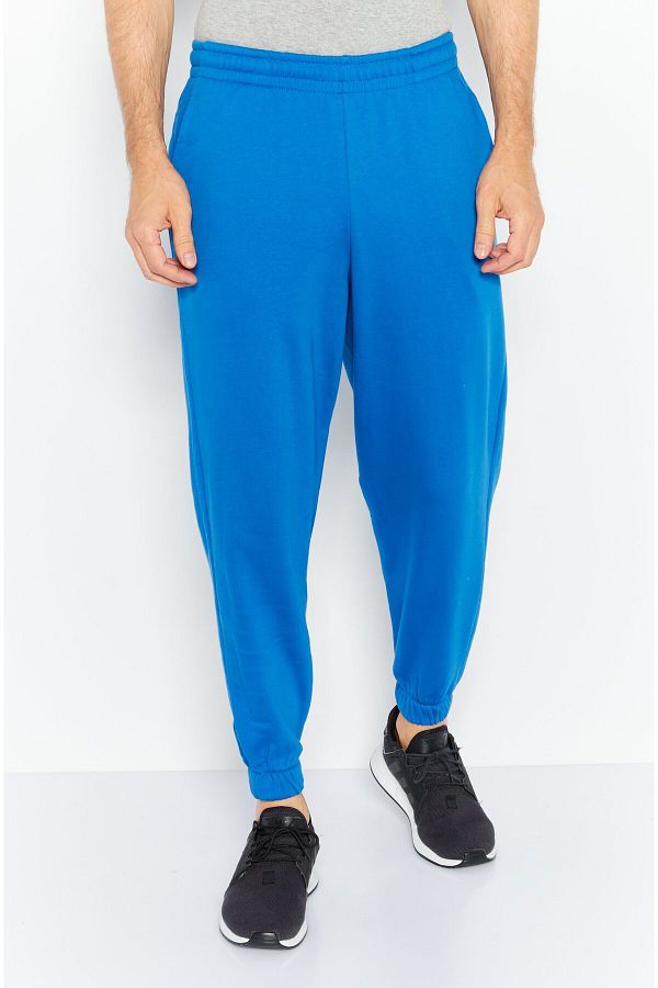 Asos Design-Men Oversized Solid Drawstring Jogger Pants, Blue 1