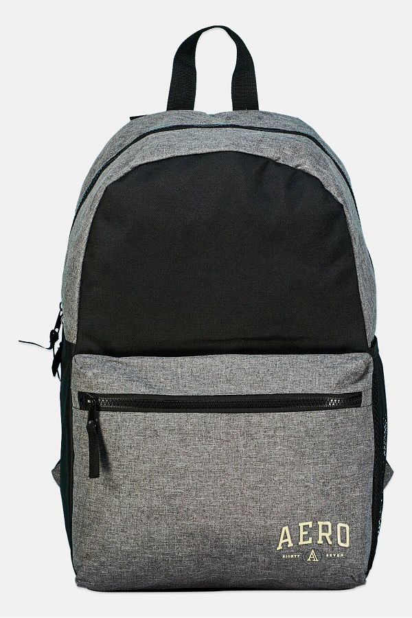 Aeropostale-حقيبة ظهر للرجال 32 طول × 44 ارتفاع × 12 عرض سم، رمادي 1