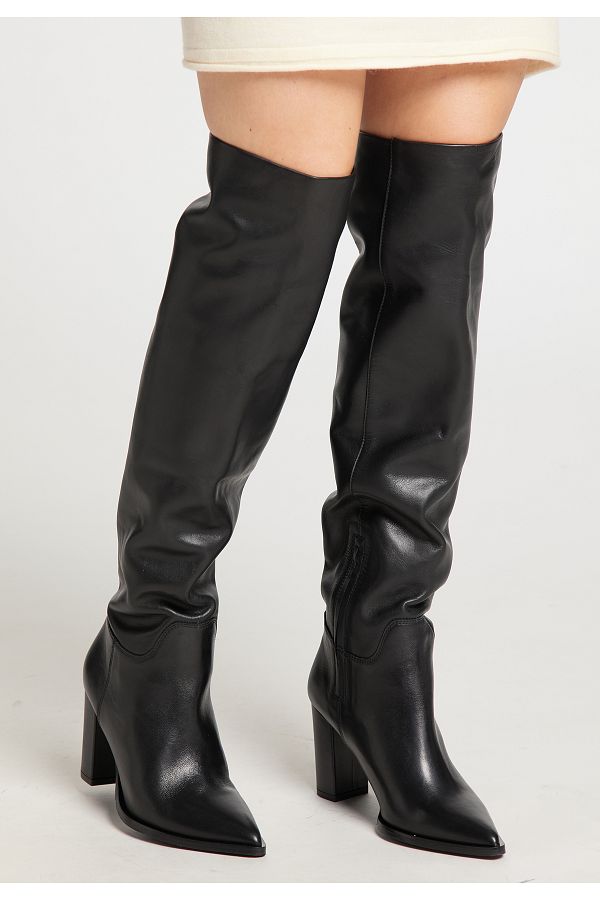Faina-Elegante Overknee-Socken 1