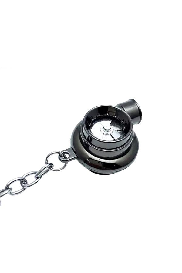 HERŞEY FIRSAT-Auto Turbo Design Chrome Color with Keychain Button Led Light Turbo Sound 1