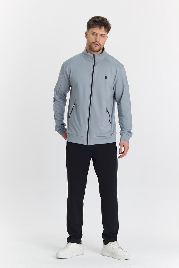Marco Ferry-طقم بدلة رياضية للرجال - Raised Diver Gray 5726-G 1
