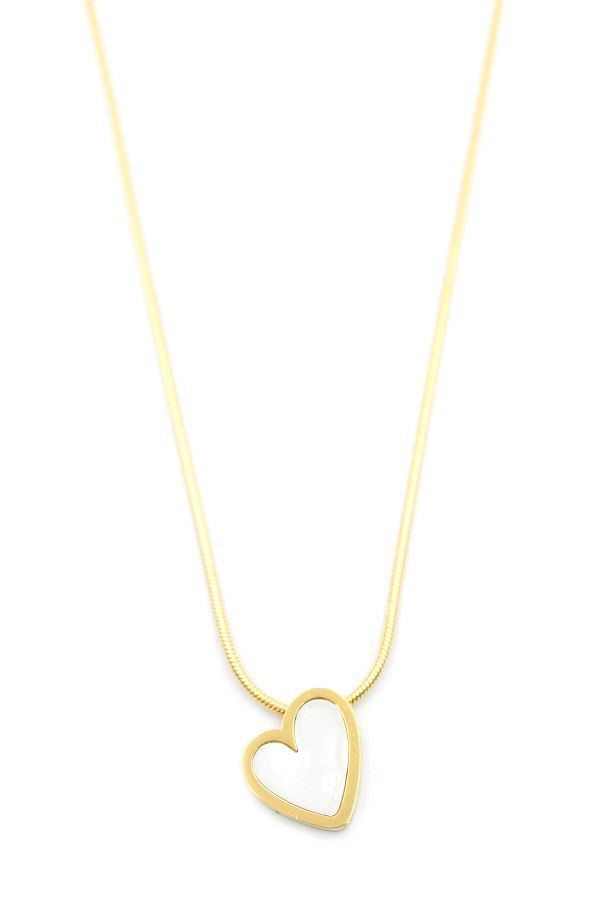 celisia-"Special Mother of Pearl Heart Necklace for Valentine's Day - Romantic and Exquisite Gift |   Celisia" 1