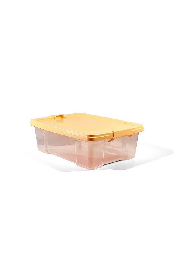 QUTU-Q-Lear Box 12 L Clear Storage Box with Lock 1