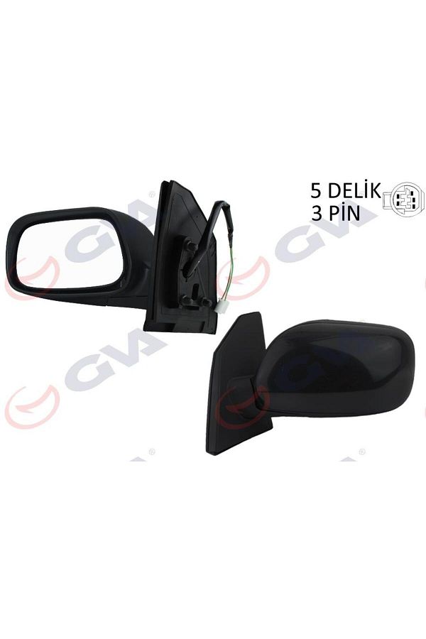 GVA-Corolla 02 Outside Rear View Mirror - Left, Electric Convex 3 Plug Vm-277El 27053 1
