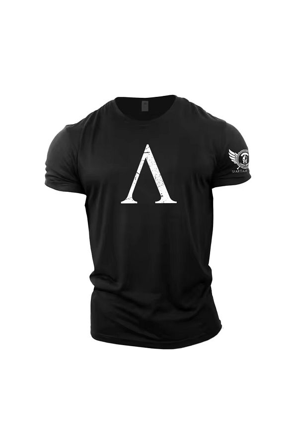 LEIVOR-Sparta Printed Men's Cotton T-Shirt 1