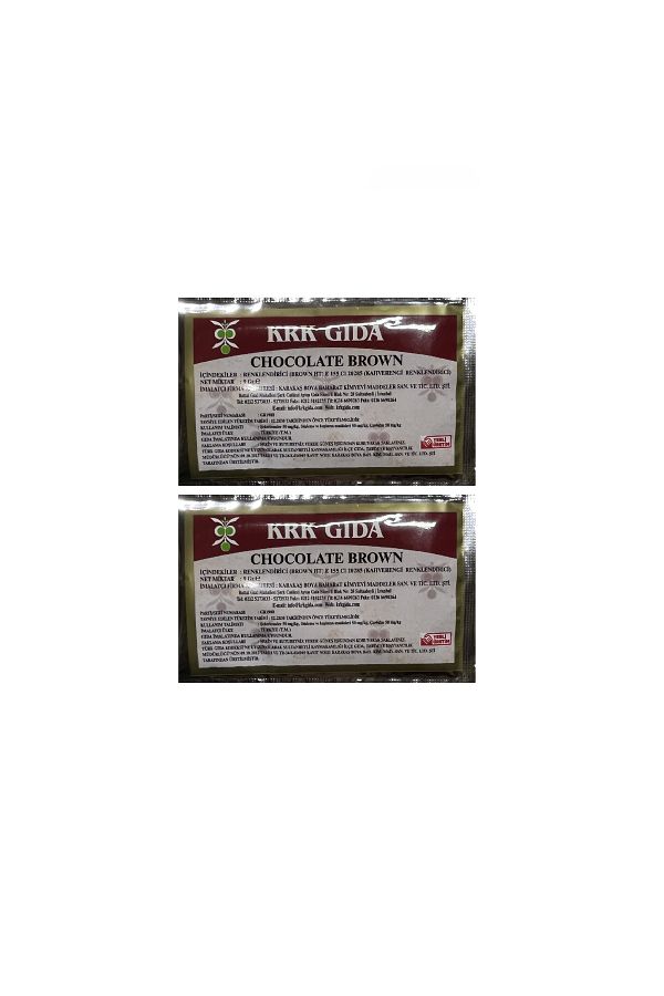 Krk Gıda-Powder Brown Food Dye - 9 Gr 2 Colorants 1