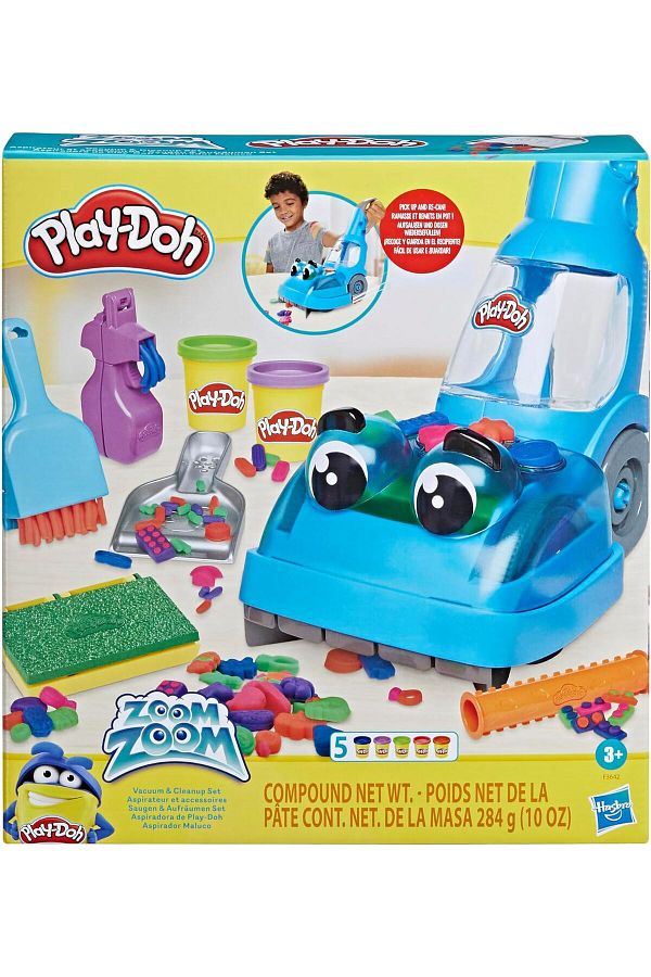 Play Doh-Play-doh Zoom Zoom Vacuum And Cleanup Set F3642 1