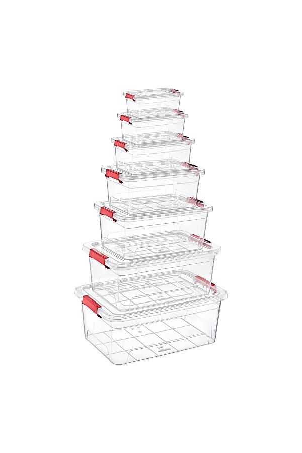 Smartware-Set of 7 Smart Box Storage Containers 1