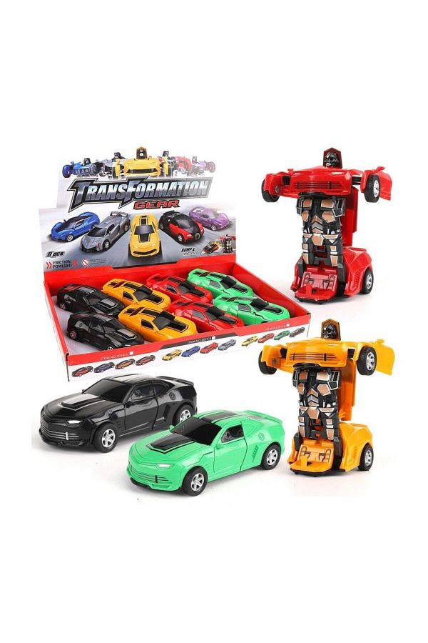 CPU ELEKTRONİK-Nessiworld Kns-2017-6 Car Transforming into a Friction Robot - Vardem Toy 1