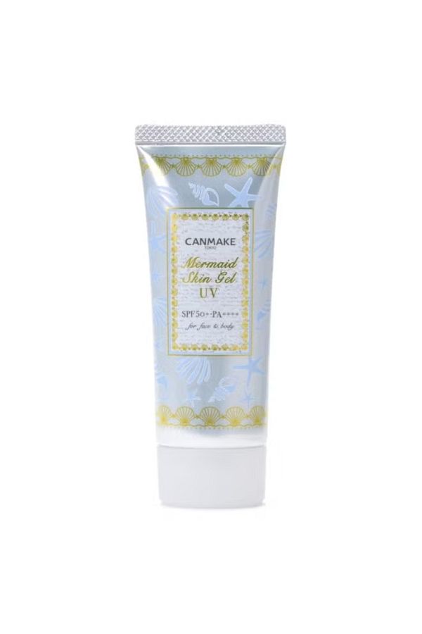 CANMAK-CANMAKE UV 02 Mermaid Skin Gel (White) - SPF Skincare, Lightweight Brightening Sunscreen Gel, 40g 1