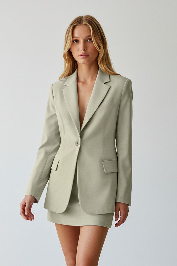 Trendyol Collection-Light Khaki Blazer - Twoss25Bc00018 Model Jacket 1