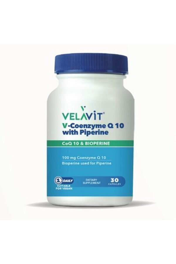 Velavit-Coenzyme Q10 with Piperine 30 Capsules 1