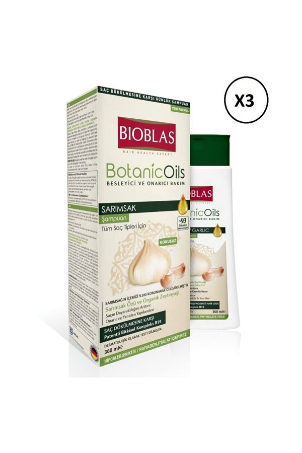 Bioblas-شامبو الثوم النباتي للأطفال - 360 مل 1