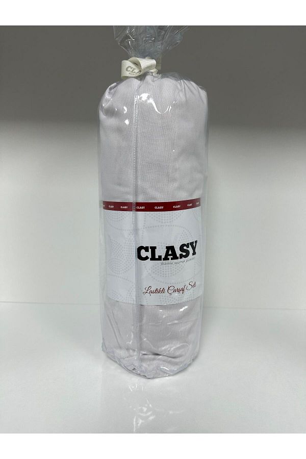 Clasy-Ranforce Gray Single Elastic Sheet Set 1