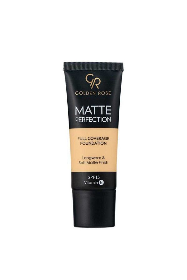 Golden Rose-Matte Perfection Full Coverage Foundation No: Warm 02 - Mat Fondöten 1