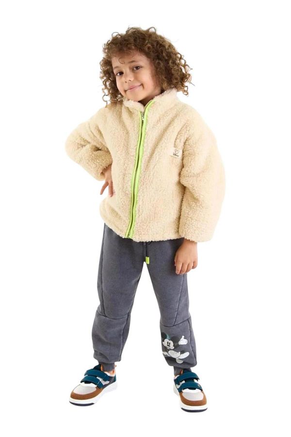 Ugly Duck-03-08 Years Mickey Disney Double Set - Ecru-Khaki 1