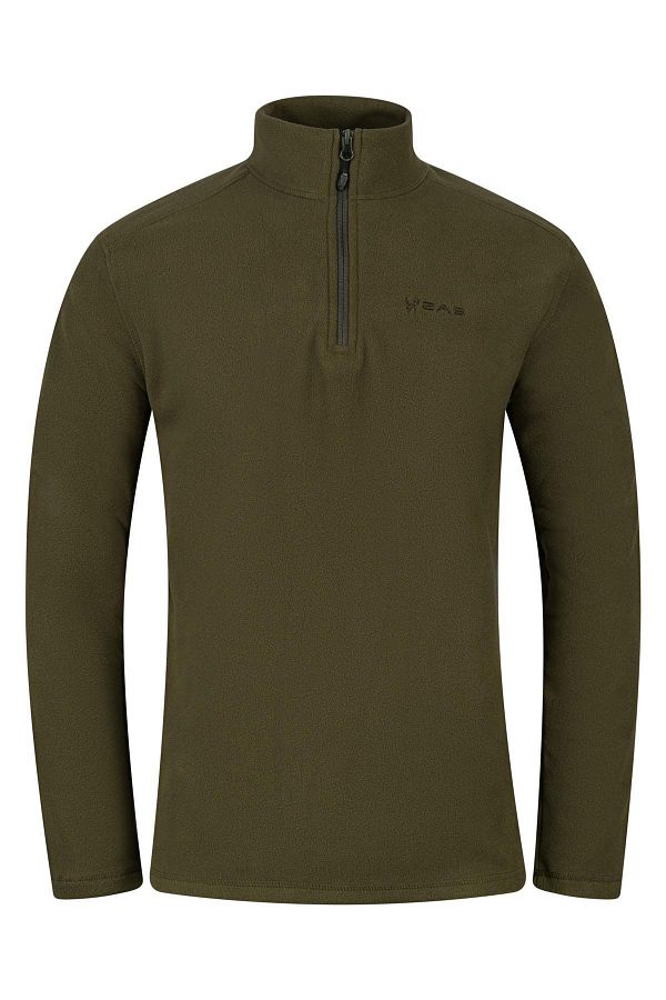 2AS-Cedric Men's Half Zip Thin Fleece Sweatshirt 1